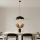 Brilagi - Luster na sajli ABRAHAM 1xE27/60W/230V pr. 35 cm crna