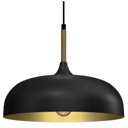 Brilagi - Luster na sajli ABRAHAM 1xE27/60W/230V pr. 35 cm crna