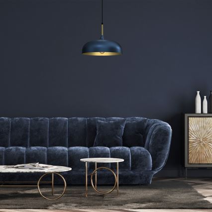 Brilagi - Luster na sajli ABRAHAM 1xE27/60W/230V prečnik 35 cm plava