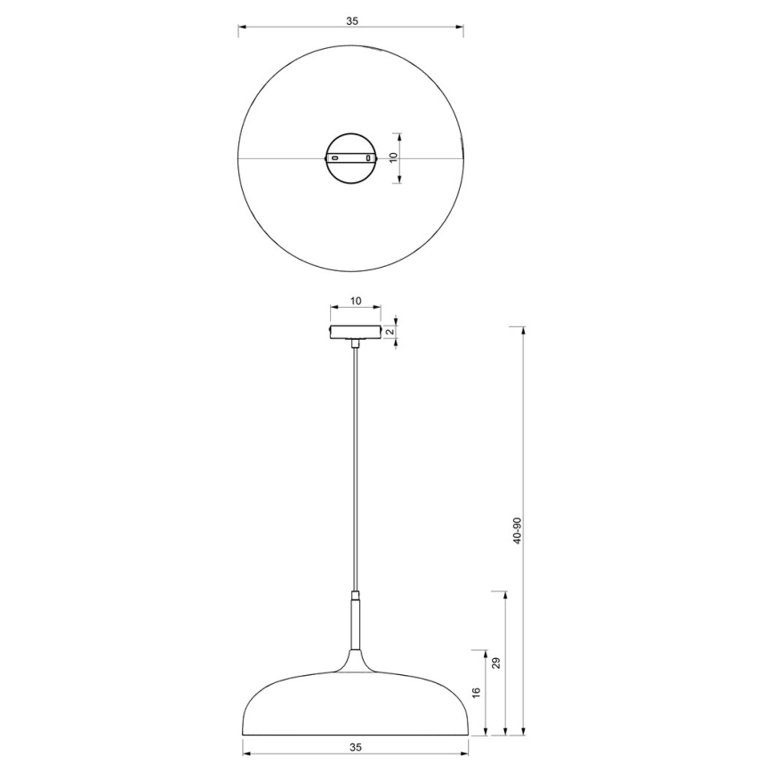 Brilagi - Luster na sajli ABRAHAM 1xE27/60W/230V prečnik 35 cm zelena