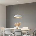 Brilagi - Luster na sajli ABRAHAM 1xE27/60W/230V, prečnik 45 cm, bela