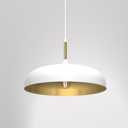 Brilagi - Luster na sajli ABRAHAM 1xE27/60W/230V, prečnik 45 cm, bela