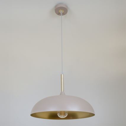 Brilagi - Luster na sajli ABRAHAM 1xE27/60W/230V Ø 45 cm bež