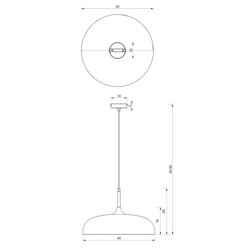 Brilagi - Luster na sajli ABRAHAM 1xE27/60W/230V Ø 45 cm bež