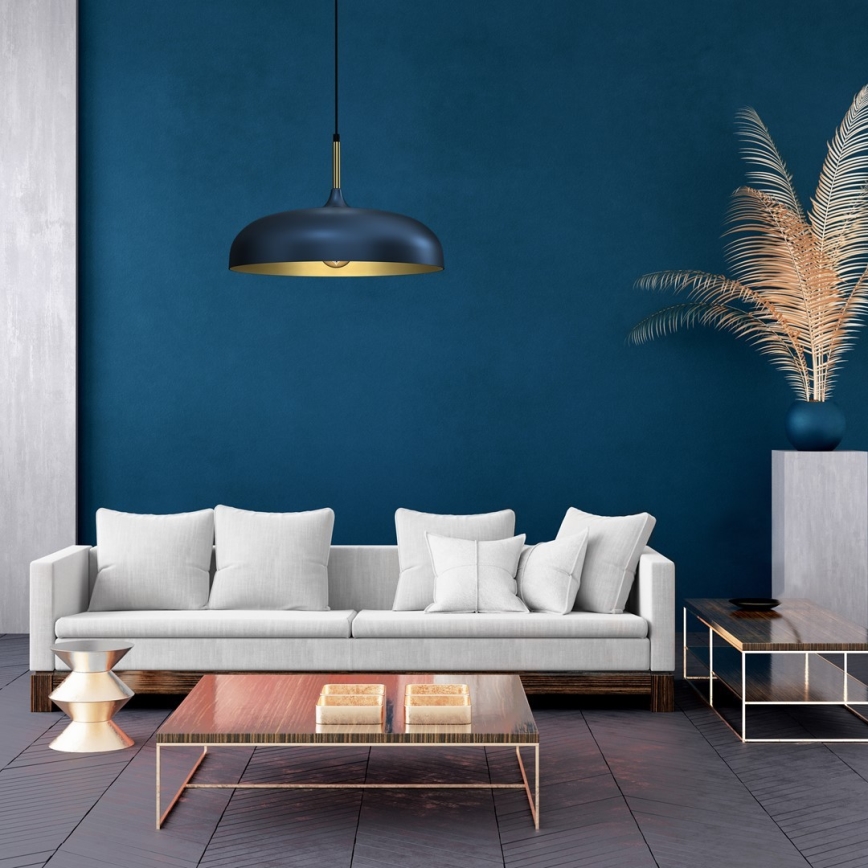 Brilagi - Luster na sajli ABRAHAM 1xE27/60W/230V Ø 45 cm plava