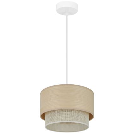 BRILAGI - Luster na sajli ARIZONA BOHO 1xE27/15W/230V prečnik 25 cm bež/bela