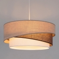 Brilagi - Luster na sajli ARROW 1xE27/60W/230V, prečnik 45 cm, bež/braon/bela