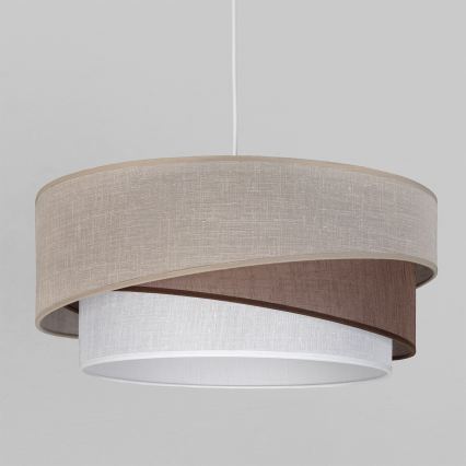Brilagi - Luster na sajli ARROW 1xE27/60W/230V, prečnik 45 cm, bež/braon/bela