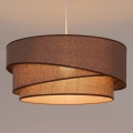 Brilagi - Luster na sajli ARROW 1xE27/60W/230V prečnik 45 cm braon