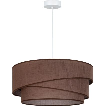 Brilagi - Luster na sajli ARROW 1xE27/60W/230V prečnik 45 cm braon