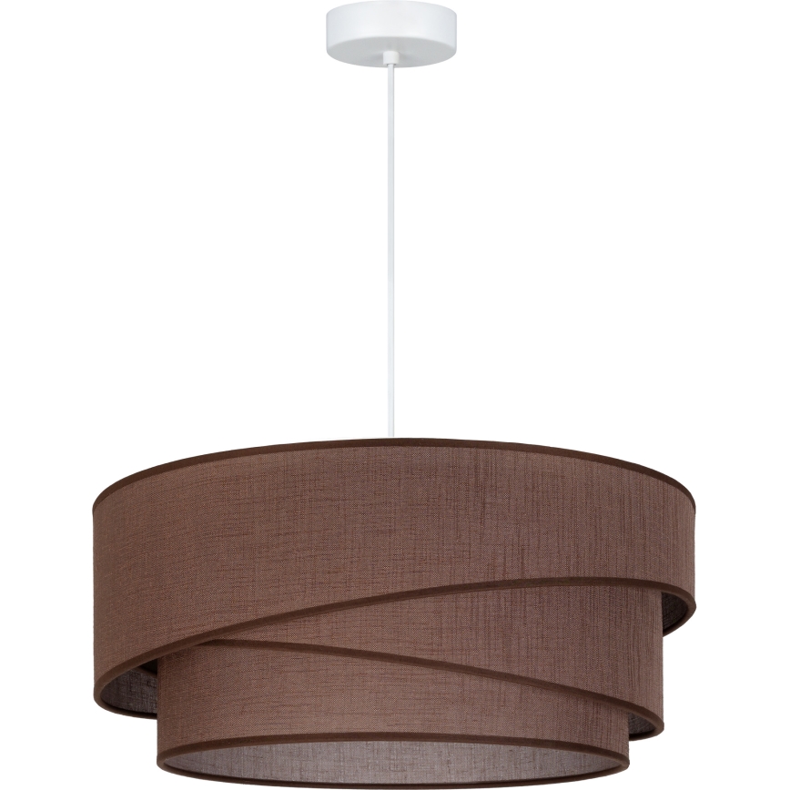 Brilagi - Luster na sajli ARROW 1xE27/60W/230V prečnik 45 cm braon