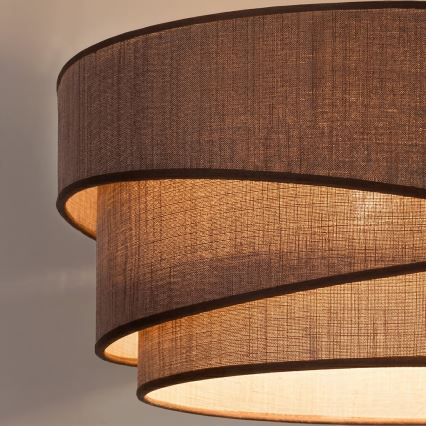 Brilagi - Luster na sajli ARROW 1xE27/60W/230V prečnik 45 cm braon