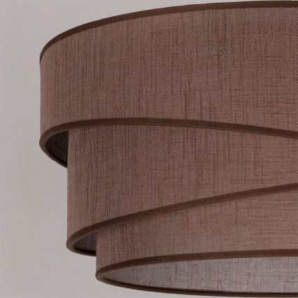 Brilagi - Luster na sajli ARROW 1xE27/60W/230V prečnik 45 cm braon