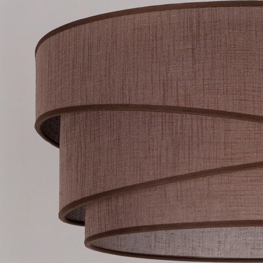 Brilagi - Luster na sajli ARROW 1xE27/60W/230V prečnik 45 cm braon