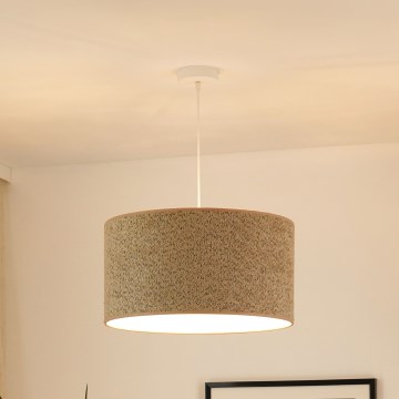 Brilagi - Luster na sajli BOUCLE ROLLER 1xE27/15W/230V, prečnik 45 cm, braon
