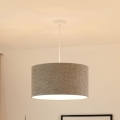 Brilagi - Luster na sajli BOUCLE ROLLER 1xE27/15W/230V prečnik 45 cm siva