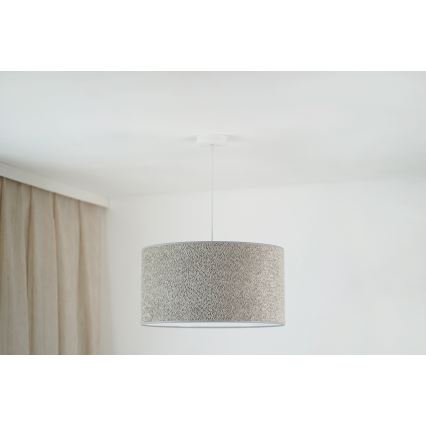 Brilagi - Luster na sajli BOUCLE ROLLER 1xE27/15W/230V prečnik 45 cm siva