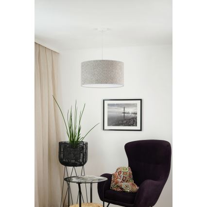 Brilagi - Luster na sajli BOUCLE ROLLER 1xE27/15W/230V prečnik 45 cm siva