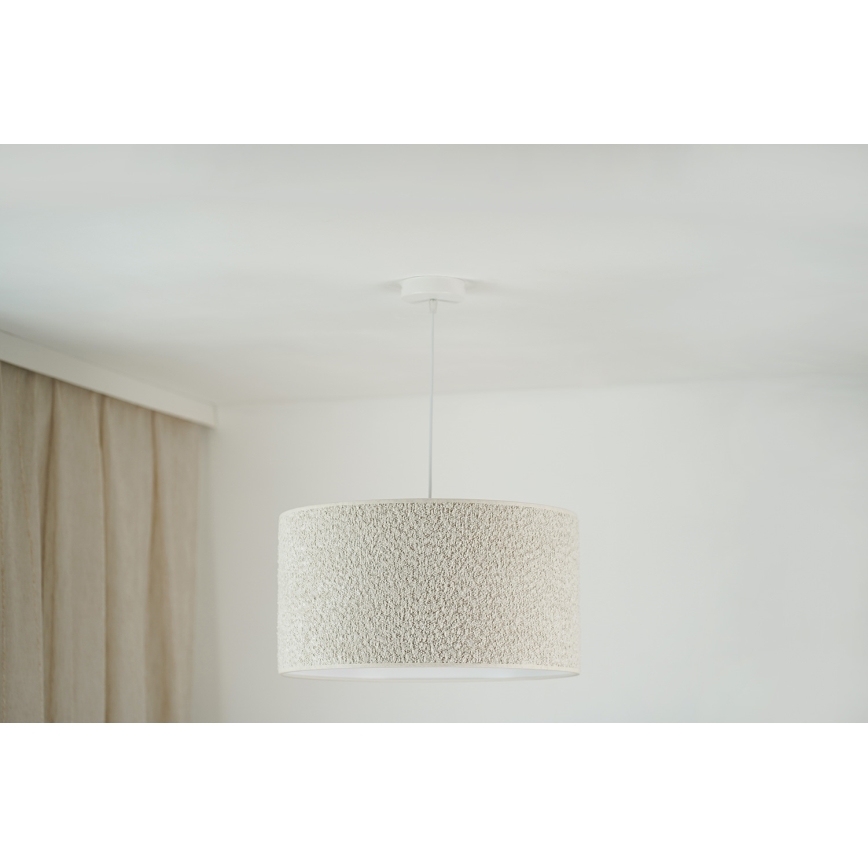 Brilagi - Luster na sajli BOUCLE ROLLER 1xE27/15W/230V prečnik 45 cm u krem boji