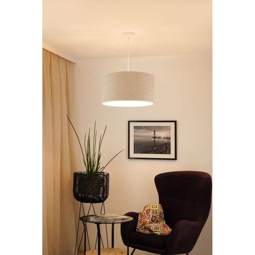 Brilagi - Luster na sajli BOUCLE ROLLER 1xE27/15W/230V prečnik 45 cm u krem boji