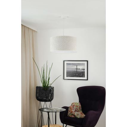 Brilagi - Luster na sajli BOUCLE ROLLER 1xE27/15W/230V prečnik 45 cm u krem boji