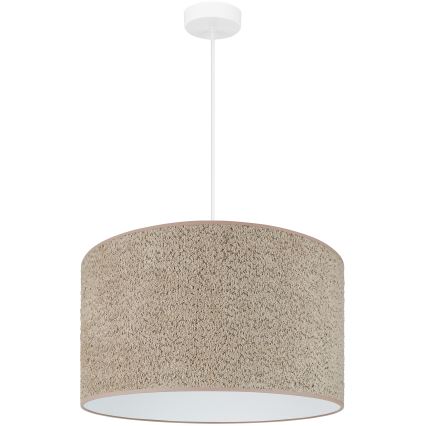Brilagi - Luster na sajli BOUCLE ROLLER 1xE27/15W/230V prečnik 50 cm braon