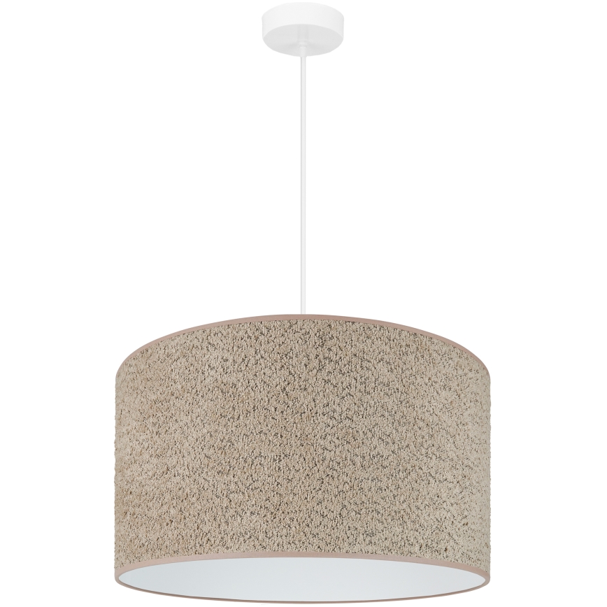 Brilagi - Luster na sajli BOUCLE ROLLER 1xE27/15W/230V prečnik 50 cm braon