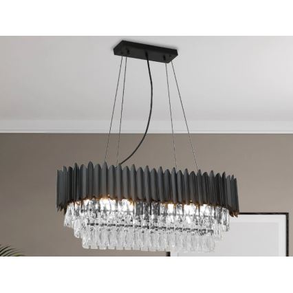 Brilagi - Luster na sajli CARLOS 10xE14/40W/230V