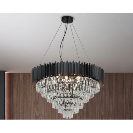 Brilagi - Luster na sajli CARLOS 11xE14/40W/230V prečnik 80 cm