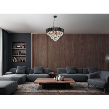 Brilagi - Luster na sajli CARLOS 11xE14/40W/230V prečnik 80 cm