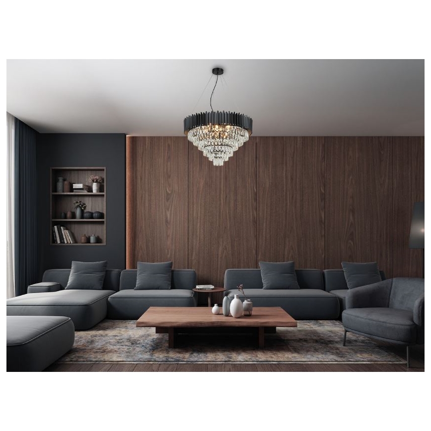 Brilagi - Luster na sajli CARLOS 11xE14/40W/230V prečnik 80 cm