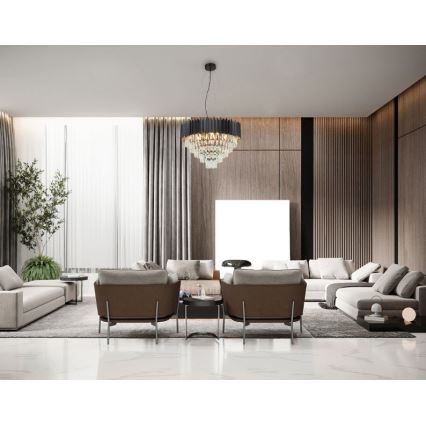 Brilagi - Luster na sajli CARLOS 9xE14/40W/230V pr. 60 cm