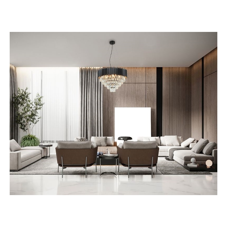 Brilagi - Luster na sajli CARLOS 9xE14/40W/230V pr. 60 cm