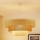 Brilagi - Luster na sajli CEDAR LUNETA 1xE27/15W/230V prečnik 60 cm ratan/braon/krem