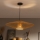 Brilagi - Luster na sajli CERIA BOHO 1xE27/40W/230V prečnik 70 cm crna/braon