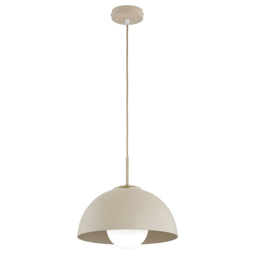 Brilagi - Luster na sajli COSMO 1xE27/60W/230V prečnik 30 cm bež/zlatna