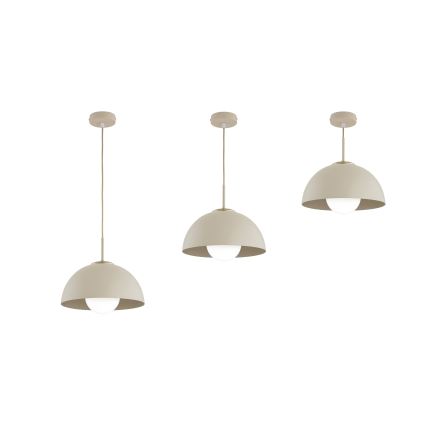 Brilagi - Luster na sajli COSMO 1xE27/60W/230V prečnik 30 cm bež/zlatna