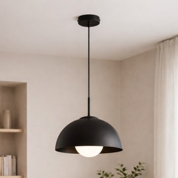 BRILAGI - Luster na sajli COSMO 1xE27/60W/230V Ø 30 cm crna