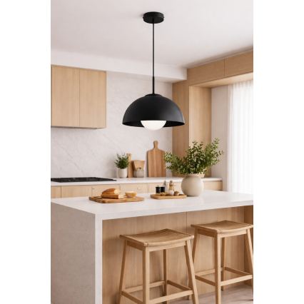 BRILAGI - Luster na sajli COSMO 1xE27/60W/230V Ø 30 cm crna
