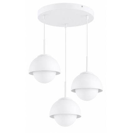 BRILAGI - Luster na sajli COSMO 3xE27/60W/230V bela/zlatna
