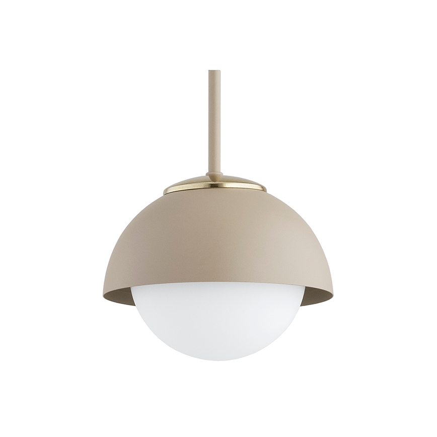 Brilagi - Luster na sajli COSMO 3xE27/60W/230V bež/zlatna
