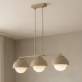 BRILAGI - Luster na sajli COSMO 3xE27/60W/230V bež/zlatna