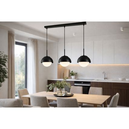 BRILAGI - Luster na sajli COSMO 3xE27/60W/230V crna