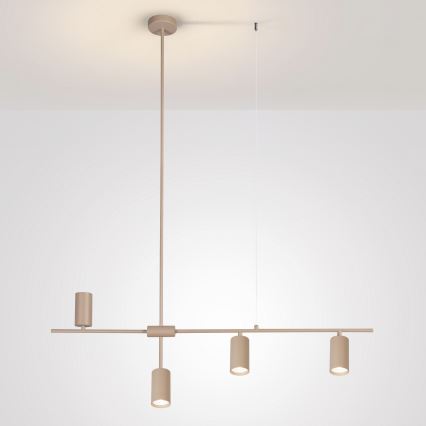 Brilagi - Luster na sajli CRANE 4xGU10/30W/230V bež