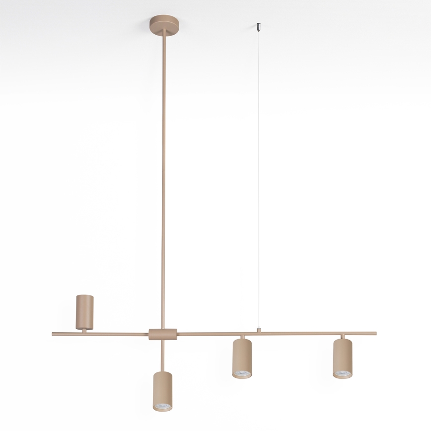 Brilagi - Luster na sajli CRANE 4xGU10/30W/230V bež