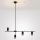 Brilagi - Luster na sajli CRANE 4xGU10/30W/230V crna