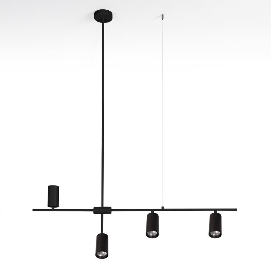 Brilagi - Luster na sajli CRANE 4xGU10/30W/230V crna
