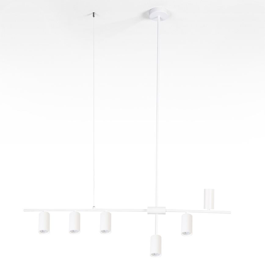 Brilagi - Luster na sajli CRANE 6xGU10/30W/230V bela