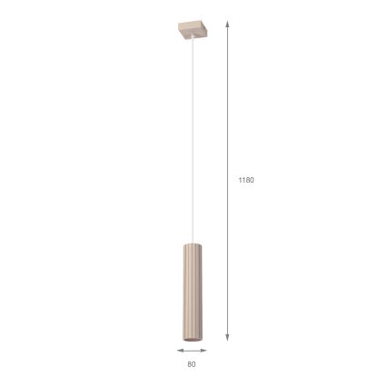 Brilagi - Luster na sajli CRISPINA 1xGU10/10W/230V bež