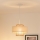 Brilagi - Luster na sajli DALLAS 1xE27/15W/230V prečnik 30 cm braon/krem/bela